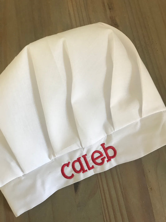 Personalized Kids Chef's Hat